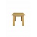 Caxton Square Dining Table + 4 Slatted Back Chairs - Sherwood Range (cream/oak)