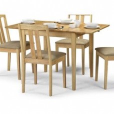 Julian Bowen Rufford Extending Dining Table, Light Wood