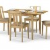 Julian Bowen Rufford Extending Dining Table, Light Wood