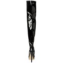 Ladies Womens Sexy Stilleto Stretchy Over The Knee Stretch Wide Fit Black Thigh High Boots Size (uk 5, Black Patent)