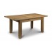 Julian Bowen Light Astoria Extending Dining Table, Waxed Oak