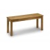 Julian Bowen Coxmoor Solid Oak Bench, Oak