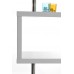 Abc Home Scandinavian Style Wall Unit Steel, White