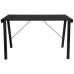 Abc Home Scandinavian Style Desk, Black