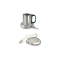 Ga Gadget Desktop Usb Cup Warmer...built In 4 Port Usb Port For Use With Desktops / Laptops / Notebooks / Netbook / Imac / Macbook