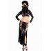 Womens Sexy Toxic Long Lace-up Skirt Fits Size M. Lc9185
