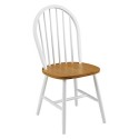 Julian Bowen Oslo Dining Chairs, Set Of 4, White/oak