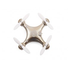 Fba Khyanna® Super Mini Micro Nano Quadcopter Rc Drone With Led Lights 2.4g 4 Channel 3d Gyro 6 Axis With 3d Stunt Spin Flips (only 4cm X 4cm X 2cm) In Gold
