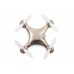 Fba Khyanna® Super Mini Micro Nano Quadcopter Rc Drone With Led Lights 2.4g 4 Channel 3d Gyro 6 Axis With 3d Stunt Spin Flips (only 4cm X 4cm X 2cm) In Gold