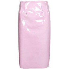 Ladies Shiny Pvc Wetlook Back Zip Womens Bodycon Vinyl Party Celeb Pencil Skirt