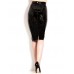 Monroe Pencil Skirt For Ladies Women - Black - Sexy Fetish - Xl (uk 16)