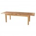 Milano Large Extending Dining Table In White Oak - Pre Assembled - Rectangular Dining Table - Traditional Table