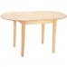 Worldstores Chiltern 105-135cm Extending Dining Table - Tradtional Hardwood Extendable - Oak Finish