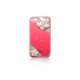 Sparkle Rose Solid Case Cover For Apple Iphone 5 5s + Free Screen Protector And Cleaning Cloth - Pink