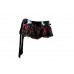 Phaze Womens Sexy Pvc Burlesque Blossom Print Tie Side Elektra Micro Mini - Black/red L