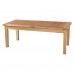 Milano Large Extending Dining Table In White Oak - Pre Assembled - Rectangular Dining Table - Traditional Table