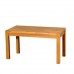 Eve 160cm Traditional Natural Oak Dining Table - Light Oak Finish - Rectangular Dining Table - Classic Table