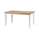 Julian Bowen Davenport Dining Table, White/oak