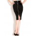 Honour Women's Skirt In Pvc Black Size Uk 14 (l)