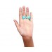 Glammz New Nail Polish Ring Holder | Easy Convenient & Fun | Varnish Your Nails With This Fun New Gadget | Available In 3 Glamorous Colours: Lush Pink, Glitter Blue & Mint Turquoise (lush Pink)