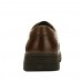 Spades & Clubs Mens Smooth Surface Leather Casual Trendy Laces Oxfords Working Shoes Sneaker Size 10 Uk Brown