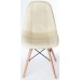 2x Replica Charles Eames Dining/office Chair (pair) With Wooden Legs, New Cushioned Design For Extra Comfort, Modern Lounge Furniture (milky White)