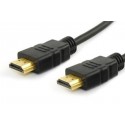 Guilty Gadgets ® - Flat 1m 1 Meter V1.3a Hdmi To Hdmi Gold Connectors Cable For Led, Lcd, Tv, Hd, Tv's, Xbox 360, Ps3, Sky Hd, Hdtv, Blu-ray, Philips, Hmp2000, Apple Tv, Plasma, Virgin Box, Freesat, Virgin Box, Playstation 3