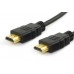 Guilty Gadgets ® - Flat 1m 1 Meter V1.3a Hdmi To Hdmi Gold Connectors Cable For Led, Lcd, Tv, Hd, Tv's, Xbox 360, Ps3, Sky Hd, Hdtv, Blu-ray, Philips, Hmp2000, Apple Tv, Plasma, Virgin Box, Freesat, Virgin Box, Playstation 3