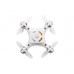 Fba Khyanna® Super Mini Micro Nano Quadcopter Rc Drone With Led Lights 2.4g 4 Channel 3d Gyro 6 Axis With 3d Stunt Spin Flips (only 4cm X 4cm X 2cm) In Gold