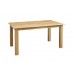 Premier Housewares Dining Table, 75 X 120 X 80 Cm, Solid Oak