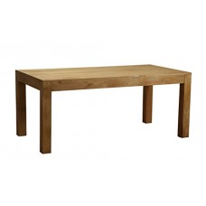 Homescapes - Dakota - Dining Table 160 X 90 Cm - Oak Finish - 100% Solid Mango Hard Wood - (no Veneer) Hand Crafted Furniture.