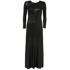 New Womens Plus Size Shinny Wetlook Pvc Skirts Tops Dress 16-26 (20-22, Wetlook Long Maxi)