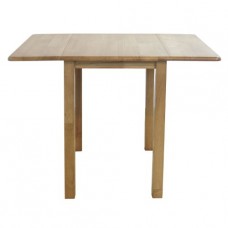Norway 92cm Rectangle Drop Leaf Dining Table - Natural Oak Small Table - Traditional Wooden Table Norway 92cm Rectangle Drop Leaf Dining Table - Natural Oak Small Table - Traditional Wooden Table
