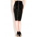 Honour Women's Skirt In Pvc Black Size Uk 18 (2xl)