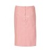 Lily Lulu Lorna Pu Skirt Pvc Skirt Vinyl Skirt In Nude Beige Pink Blue As Seen On Lucy / Kim (uk8, Pink)