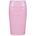 Womens Shiny Pvc Wetlook Back Zip Ladies Bodycon Office Party Celeb Pencil Skirt