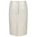 Womens Shiny Pvc Wetlook Back Zip Ladies Bodycon Office Party Celeb Pencil Skirt