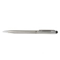 Professional Look Slim Stylus & Ballpoint Pen (silver) For Iphone 5/5s/5c Ipad Air Mini Iphone 5/5s/5c 4 2 3 3g 3gs 4 4s Samsung S5 S4 S3 Note 3 2 I9100 S5830 Htc Nexus 7 All Smart Phones And Tablets By G4gadget®