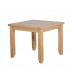 Oseasons 90 Cm Solid Oak 4 Seater Square Dining Table