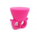 Glammz New Nail Polish Ring Holder | Easy Convenient & Fun | Varnish Your Nails With This Fun New Gadget | Available In 3 Glamorous Colours: Lush Pink, Glitter Blue & Mint Turquoise (lush Pink)