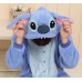 Animal Unisex Onesie Kigurumi Fancy Dress Costume Hoodies Pajamas Sleep Wear (small (145-155cm), Blue Sitch)