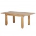 Oseasons 1.3 M Solid Oak Twin Leaf Extending Dining Table