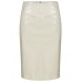 Womens Shiny Pvc Wetlook Back Zip Ladies Bodycon Office Party Celeb Pencil Skirt