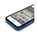 G4gadget® Apple Iphone 5s /5 Bumper Extra Protection Cover Blue Middle Black Sides Premium Quality