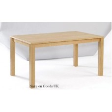 Oak Finish 6 Seater Dining Table
