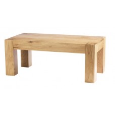 Chester Oak Coffee Table With Matt Lacquer Finish, Brown
