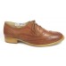 Ladies Boulevard Brown Tan Brogue Comfortable Shoes Sizes 4 To 8 (7)