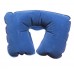 Guilty Gadgets ® - Inflatable Neck Rest Travel Pillow Head Rest Cushion Support - Flock Lined And Guilty Gadgets Micro Fibre Cleaning Cloth