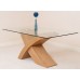 Valencia Oak Small 160cm X 90cm Glass Dining Table With 4 Or 6 Montana Leather Chairs (available In 4 Colours) (6, Ivory)
