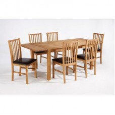 Mountrose Buckingham Extendable Dining Table, 1.5 M, Light Oak